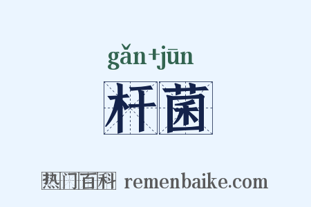 杆菌是什么意思的图片